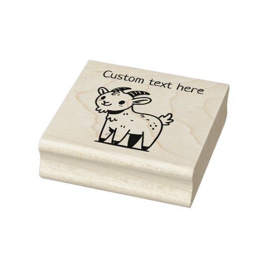 Schattige Steenbok Rubberstempel (Stempel)