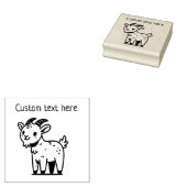 Schattige Steenbok Rubberstempel (Gestempeld)