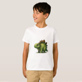 Schattige Stegosaurus – Kammli's Friends Collectie T-shirt (Voorkant volledig)