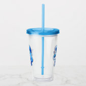 Schattige Stemming Blauw 2024 Presidential Custom  Acryl Drinkbeker (Rechts)