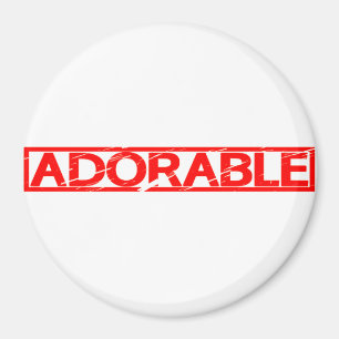 Schattige stempel magneet