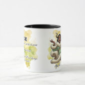 Schattige Sterrenbeeld Eigenschappen/ Stier Wrap Mok (Midden)