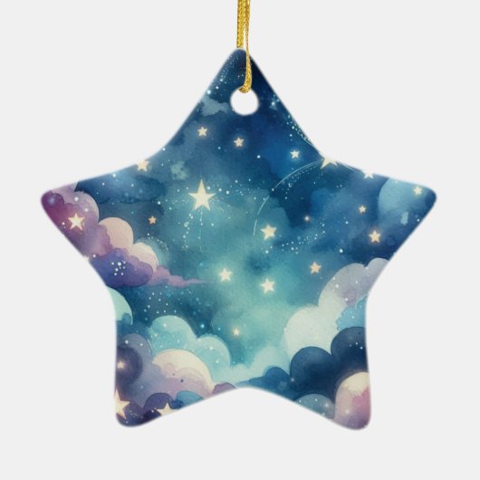 Schattige stervormig kerstboom ornament (Achterkant)