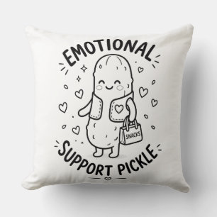 Schattige Steun Komkommer Emotionele Steun Komkomm Kussen
