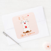Schattige Sticker |  Ik hou van warme choco (Envelop)