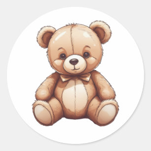 schattige sticker teddybeer