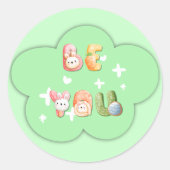 Schattige sticker | Wees jezelf (Voorkant)