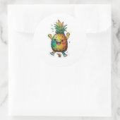Schattige Stickers ananas voor elke occasio (Tas)
