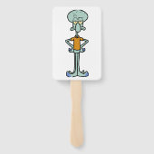 schattige stickers handwaaier (Achterkant)