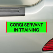 Schattige stickers voor Corgi bediende (Op auto)