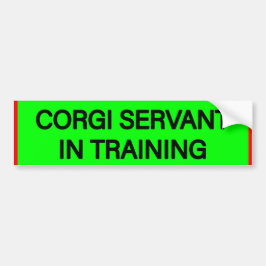 Schattige stickers voor Corgi bediende
