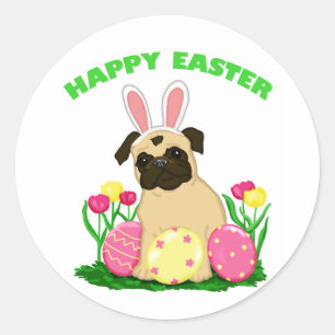 Schattige Stickers voor paasbunny