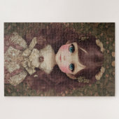 Schattige  stijl Chibi Kawaii Girl Art Legpuzzel (Horizontaal)
