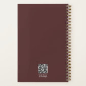 Schattige  stijl Chibi Kawaii Girl Art Notitieboek (Achterkant)