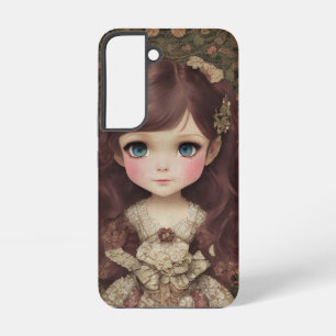 Schattige stijl Chibi Kawaii Girl Art Samsung Galaxy Hoesje