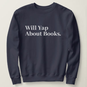 Schattige stijlvol modern grappig zal yap over boe trui