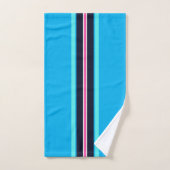 Schattige stijlvolle gym monogram naam bad handdoek (Handdoek)