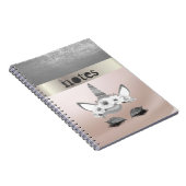 Schattige stijlvolle Lotus Unicorn Notitieboek (Rechterzijde)