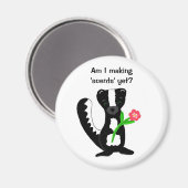 Schattige stinkdier met gezegde magneet (Voorkant / Achterkant)
