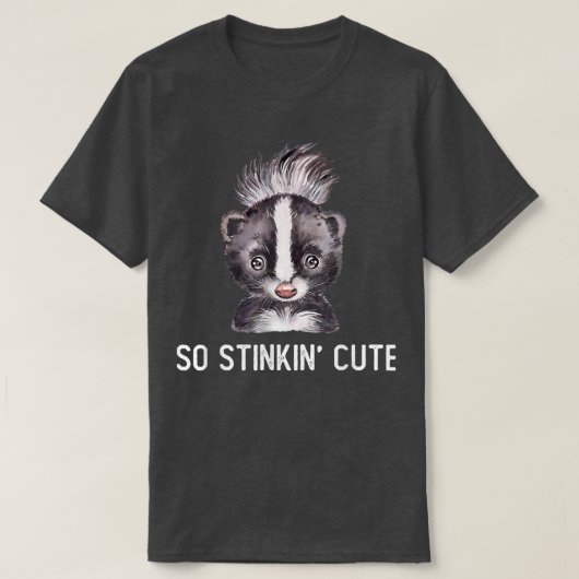 Schattige stinkdier t-shirt (Design voorkant)
