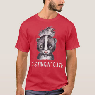 Schattige stinkdier t-shirt