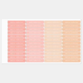 Schattige Stitches Lint Pastel Waterdicht Naam Lab Labels