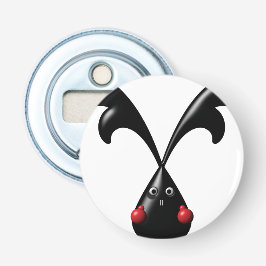 Schattige Stoer Konijntje Boxerkonijn Button Flesopener