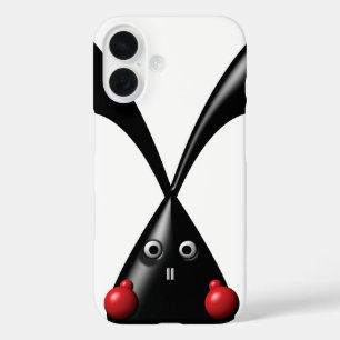 Schattige Stoer Konijntje Boxerkonijn iPhone 16 Hoesje