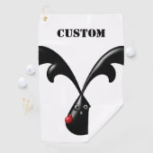 Schattige Stoer Konijntje Boxerkonijn Golfhanddoek (Insitu)