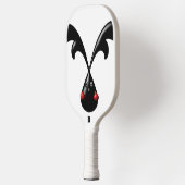 Schattige stoer konijntje boxerkonijn. Monogram Pickleball Paddle (Links)