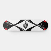 Schattige Stoer Konijntje Boxerkonijn Persoonlijk Skateboard (Horizontaal)