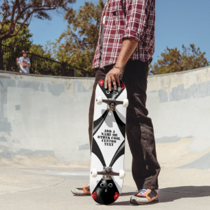 Schattige Stoer Konijntje Boxerkonijn Persoonlijk Skateboard
