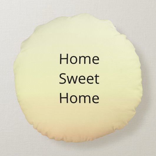 Schattige stokstaartje op licht zand beige rond kussen (Achterkant)