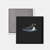 Schattige Stomme Canadese Wolf Vogel Magneet (Voorkant / Achterkant)