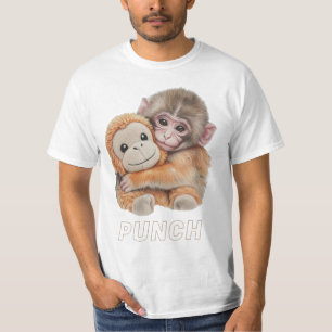 Schattige stomp Baby Aap Knuffel Speelgoed Stomp T-shirt