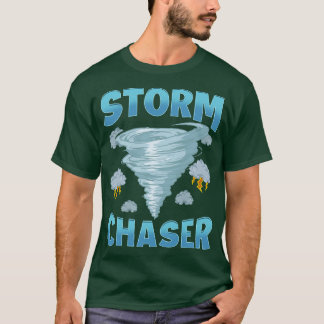 Schattige Storm Chaser zware weer tornado orkaan T-shirt