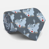 Schattige stoute cartoon baby eenhoorn das (Opgerold)