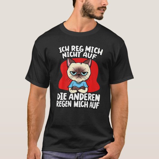 Schattige Stoute Kat Kattenbezitter T-shirt (Voorkant)