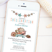 Schattige strand Afstuderen weg afscheidsfeest Kaart