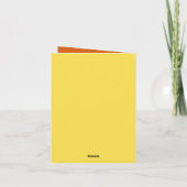 Schattige strand ananas tekst toevoegen kaart (Achterkant)