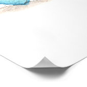 Schattige Strand Kerst Posters 24x36 (Hoek)