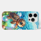 Schattige strand zee schildpad Case-Mate iPhone case (Achterkant (horizontaal))