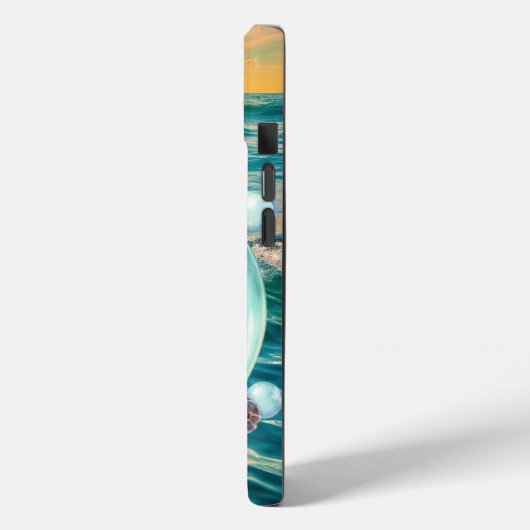 Schattige strand zee schildpad Case-Mate iPhone case (Achterkant / Links)