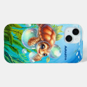Schattige strand zee schildpad Case-Mate iPhone case (Achterkant (horizontaal))