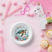 Schattige strand zee schildpad feest papieren kommen (Feest)