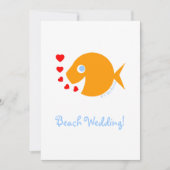 Schattige Strand Zwembad Bestemming Bruiloft Opsla Save The Date (Voorkant)