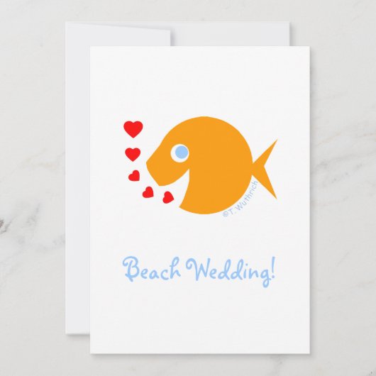 Schattige Strand Zwembad Bestemming Bruiloft Opsla Save The Date (Voorkant)