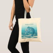 schattige stranddolfijnliefhebbers noemen Canvas t Tote Bag (Voorkant (product))