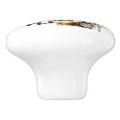 Schattige strandhuis Pelican Keramische Knop (Zijkant)