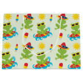 schattige strandkikkervispartij groot cadeauzakje (Voorkant)